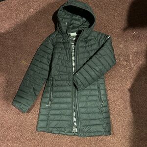 Columbia Women's Black Hooded Puffer Jacket